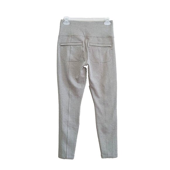 Athleta Delancey Herringbone Tight Women’s Small Grey Polyester Spandex - Picture 2 of 4